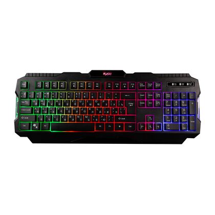 Клавиатура Smartbuy RUSH Warrior 308, проводная, игровая, USB, с подсветкой, черный (SBK-308G-K)