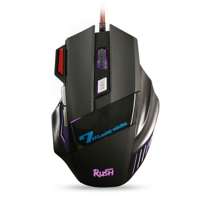 Мышь Smartbuy RUSH ZOMBIE оптическая, проводная, USB, игровая, с подсветкой, черный (SBM-721G-K)