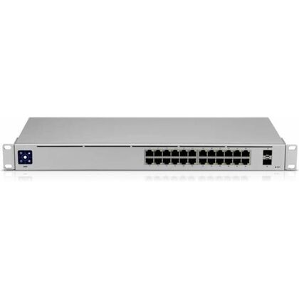 Управляемый коммутатор 24 порта: Ubiquiti UniFi Switch 24 Gen2 (24х10/ 100/ 1000 Мбит/ с,2хSFP) 2 уровня