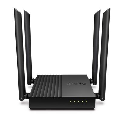 Маршрутизатор: TP-Link Archer C64 (2.4+5 ГГц, 4х10/ 100/ 1000 Мбит/ с, 5 ГГц 867 Мбит/ с, 2,4 ГГц 300 Мбит/ с)Archer C64