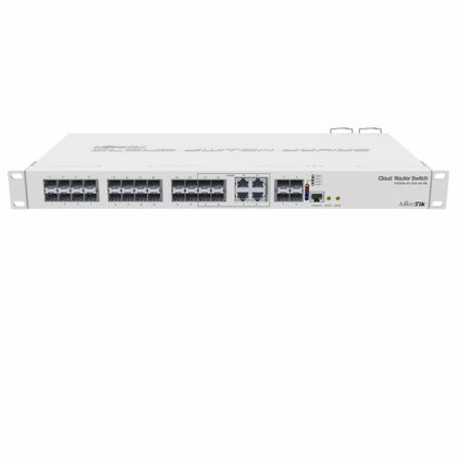 Управляемый коммутатор 24 порта: Mikrotik CRS328-4C-20S-4S+RM (20хSFP,4хSFP+) 3 уровня