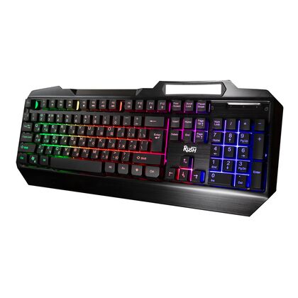 Клавиатура Smartbuy RUSH Armor 310, проводная, игровая, USB, с подсветкой, черный  (SBK-310G-K)