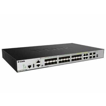 Управляемый коммутатор 28 порта: D-Link DGS-3630-28SC (24хSFP,4хSFP+) 3 уровня