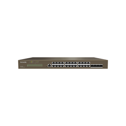Управляемый коммутатор TEG3328F (24х10/ 100/ 1000 Мбит/ с,4хSFP) 2 уровня