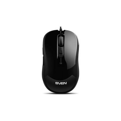 Мышь Sven RX-520S оптическая, проводная, USB, офисная, черный (SV-017637)