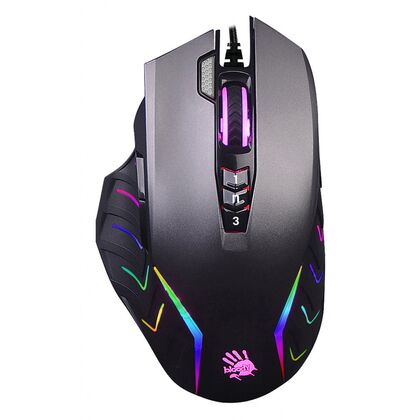 Мышь A4Tech Bloody J95S оптическая, проводная, USB, с подсветкой, серый (J95S GREY)
