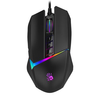Мышь A4Tech Bloody P91S BLACK ACTIVATED оптическая, проводная, USB, игровая, с подсветкой, черный (P91S BLACK ACTIVATED)