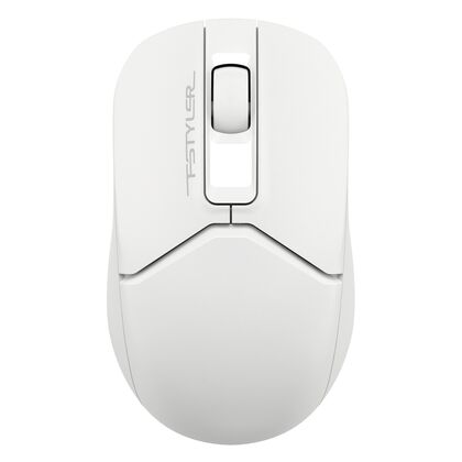 Мышь A4Tech FG12S Fstyler оптическая, беспроводная, Радио USB, офисная, белый (FG12S)