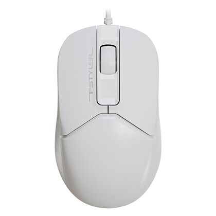 Мышь A4Tech FM12 Panda оптическая, проводная, USB, офисная, бело-черная (FM12)