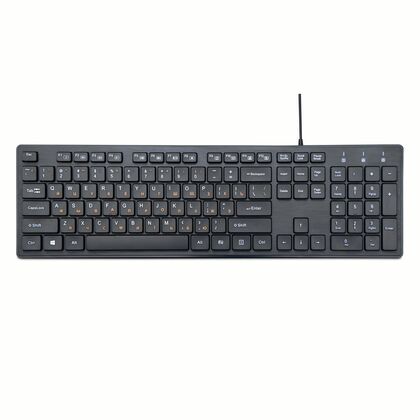 Клавиатура Gembird KB-8360U, проводная, классическая, USB, черный, кабель 1,5 м (KB-8360U)