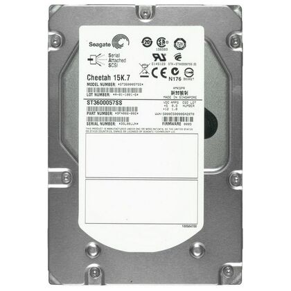 Жесткий диск HDD 3.5" SAS: 600 Гб Seagate Cheetah [15000 rpm, 16 Мб, Sas] ST3600057SS