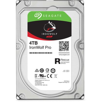 Жесткий диск HDD 3.5" SATA: 4000 Гб Seagate IronWolf [7200 rpm, 128 Мб, Sata 3 (6 Gbit/ s)] ST4000NE001