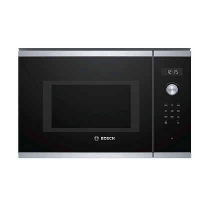 Микроволновая печь встраиваемая Bosch BFL554MS0 черный ( 25 л, мощность - 1450 Вт, сенсорное)
