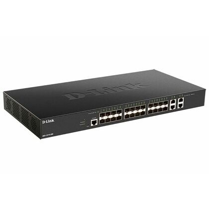 Управляемый коммутатор 28 порта: D-Link DXS-1210-28S (,4х10Гбит/ с,24хSFP+) 2+ уровня