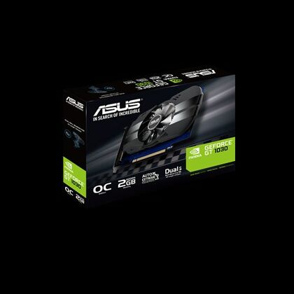 Видеокарта PCI-e: GeForce GT 1030 Asus (2Gb, GDDR5, 64 bit, 1*DVI, 1*HDMI) 90YV0AU0-M0NA00