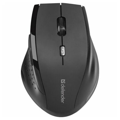 Мышь Defender Accura MM-365 оптическая, беспроводная, Радио USB, черный (52365)