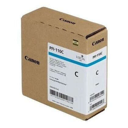 Картридж Canon PFI-110C 160мл [для image PROGRAF iPF TX-2000/ TX-3000/ TX-4000/ TX-3000) (2365C001)