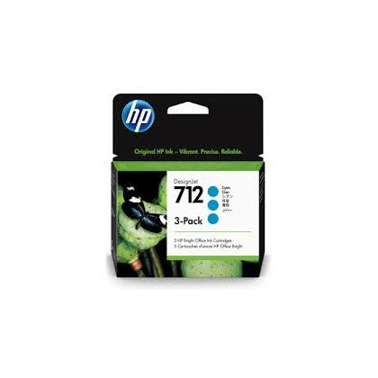 Картридж HP 3ED77A (№712) Multipack Cyan 29мл.*3шт. (DJ T200/ T600)
