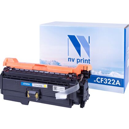 Картридж HP CLJ CF322A Yellow NV Print 16500стр. (M680dn/ M680f/ M680z)