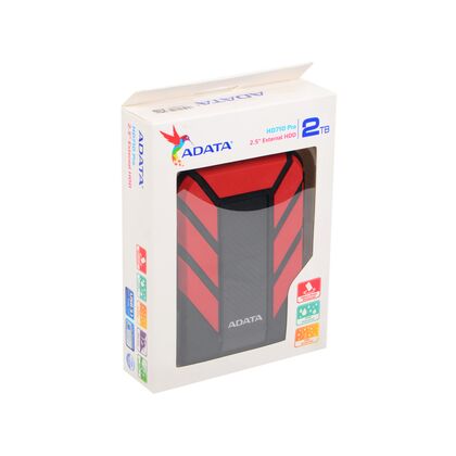 Внешний жесткий диск HDD 2.5" 2Tb AData HD710Pro USB 3.0 Красный (AHD710P-2TU31-CRD)