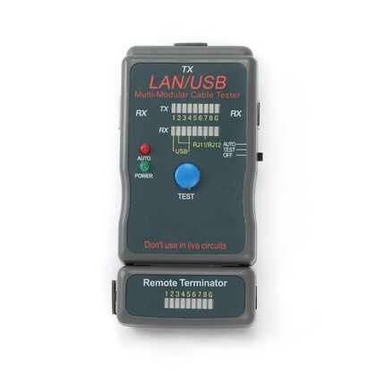 Кабельный Тестер Gembird UTP, STP, RJ-11, USB (NCT-2)