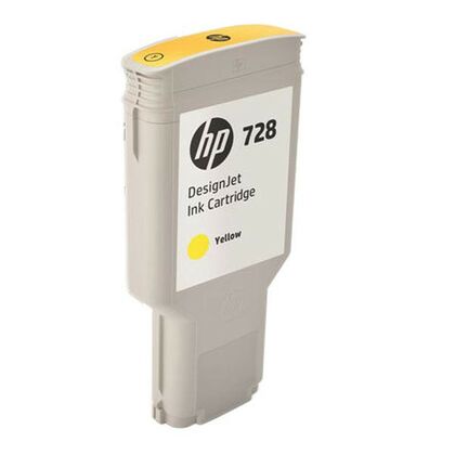 Картридж HP F9K15A (№728) Yellow 300 мл (DJ T730/ T830)