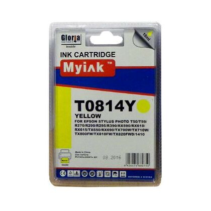 Картридж Epson T0814/ T0824 Yellow MyInk 16ml Dye (R270/ 390/ RX590/ TX700/ 1410)