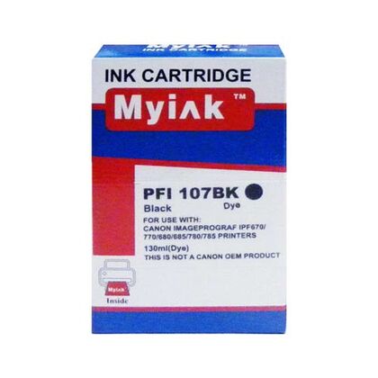 Картридж Canon PFI-107 BK Black MyInk 130ml ( iPF680/ 685/ 780/ 785)