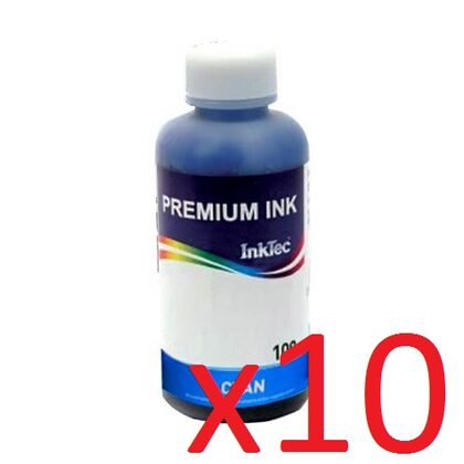 Чернила Epson (E0017-100MC) T6732/ T6742 (L100/ L200/ L655/ L800/ L1800), 100мл, Cyan, Dye, InkTec Упаковка 10шт.