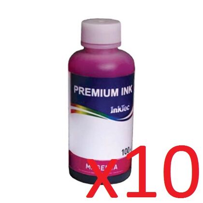 Чернила Epson (E0017-100MM) T6733/ T6743 ( L100/ L200/ L655/ L800/ L1800), 100мл, Magenta, Dye, InkTec Упаковка 10шт.