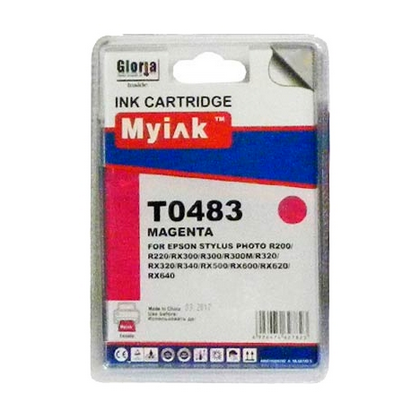 Картридж Epson T0483 Magenta MyInk 16ml, Dye (R200/ 300/ RX500/ 600)