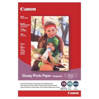 Фотобумага Canon Glossy Photo Paper GP-501, односторонняя, глянцевая, 4R (100х150мм), 170 гр/ м2, 100л (0775B003)