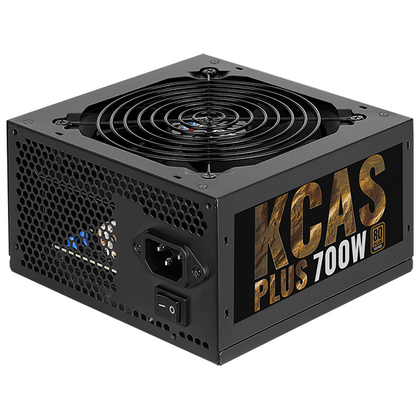 Блок питания 700 Вт AeroCool KCAS PLUS 700W (20+4 pin,4*6+2pin, 4*Molex, 7*Sata, 120 мм)