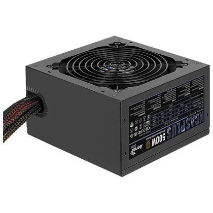 Блок питания 500 Вт AeroCool KCAS PLUS 500W (20+4 pin,2*6+2pin, 4*Molex, 7*Sata, 120 мм)