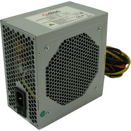 Блок питания 600 Вт FSP Qdion 80+ (20+4 pin,1*6+2pin, 2*Molex, 5*Sata, 120 мм)
