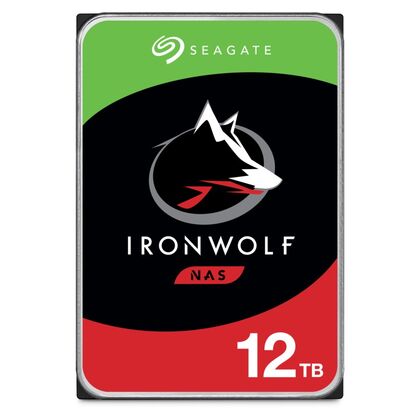 Жесткий диск HDD 3.5" SATA: 12000 Гб Seagate IronWolf [7200 rpm, 256 Мб, Sata 3 (6 Gbit/ s)] ST12000VN0008