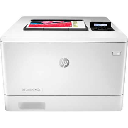 Принтер HP Color LaserJet Pro M454dn [А4/ Лазерная/ Цветная/ Дуплекс/ USB/ RJ-45] (W1Y44A)