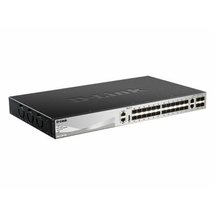 Управляемый коммутатор 30 портов: D-Link DGS-3130-30S (2х10Гбит/ с,24хSFP,4хSFP+) 3 уровня