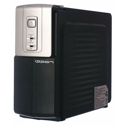 ИБП Ippon Back Office 600 ВА/ 300 Вт, 4*IEC 320 C13 (компьютерный), AVR, RJ45/ RJ11 ( Аккумулятор 12 V/ 7,0 Ah*1)