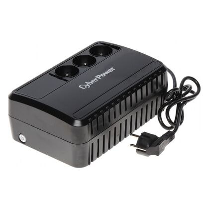 ИБП CyberPower BU600E 600 ВА/ 360 Вт, 3*Schuko (Euro), AVR ( Аккумулятор 12 V/ 5,0 Ah*1)