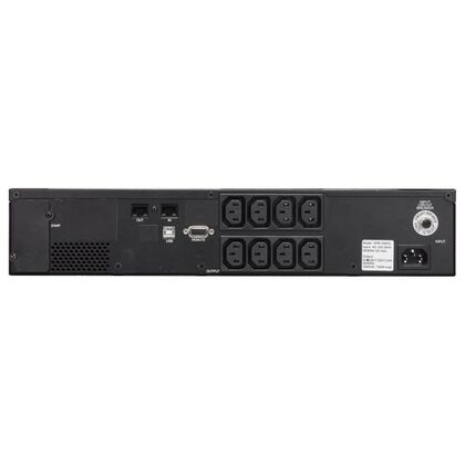 ИБП PowerCom Smart King Pro+ 1000 ВА/ 800 Вт, 8*IEC 320 C13 (компьютерный), AVR, RS-232, USB ( Аккумулятор 12 V/ 7,0 Ah*2)