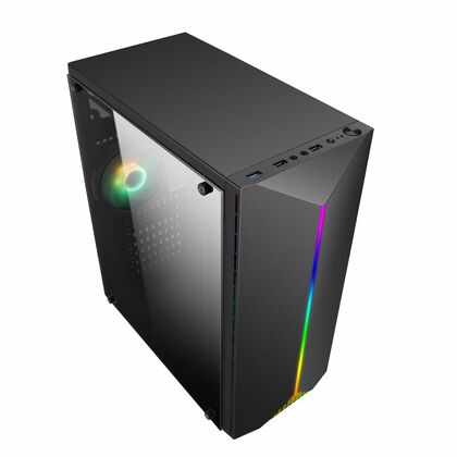 Корпус Boost Midi-Tower 320-3/ G320 (без БП, 1*RGB fan, 1xUSB3.0,  Акрил) 320-3/ G320
