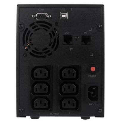 ИБП CyberPower VALUE 2200EILCD 2200 ВА/ 1320 Вт, 6*IEC 320 C13 (компьютерный), AVR, RS-232, USB ( Аккумулятор 12 V/ 9,0 Ah*2)