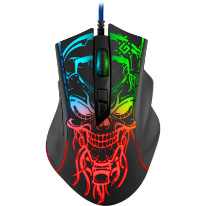 Мышь Defender Bulletstorm GM-928 оптическая, проводная, USB, игровая, с подсветкой, черный (52928)