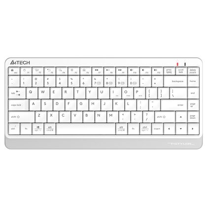 Клавиатура A4Tech Fstyler FBK11, беспроводная, компактная, USB, белый (FBK11 WHITE)