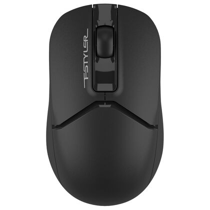 Мышь A4Tech Fstyler FB12 оптическая, беспроводная, USB, офисная, черный (FB12 BLACK)