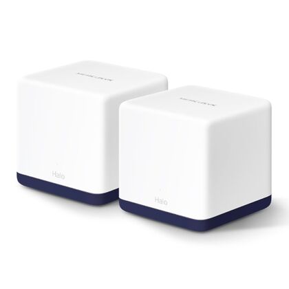 Wi-Fi Mesh система MERCUSYS Halo H50G (2-PACK) ( 2.4 ГГц 600 Мбит/ с, 5 ГГц 1300 Мбит/ с, 3х1Гбит/ с) Halo H50G (2-PACK)