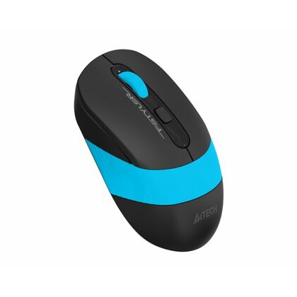 Купить Мышь A4Tech Fstyler FG10S оптическая, беспроводная, USB, офисная, черный/ синий (FG10SBL) в Симферополе, Севастополе, Крыму