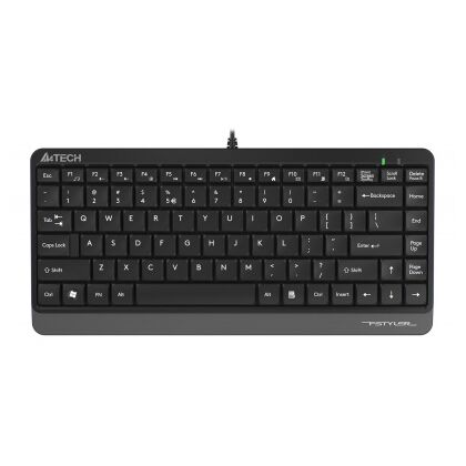 Купить Клавиатура A4Tech Fstyler FKS10, проводная, классическая, USB, черный, кабель 1,5 м (FKS10 GREY) в Симферополе, Севастополе, Крыму