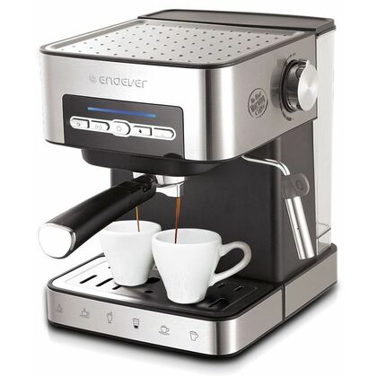 Кофеварка рожковая ENDEVER Costa-1065 серебристый (850 Вт, молотый, капучинатор: ручной, 1600 мл)